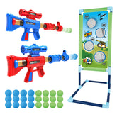 SpringFlower shooting game army target stand ready for quick setup and family fun.