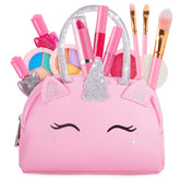 Sprinkles Toyz unicorn purse makeup kit for imaginative play with washable colors.