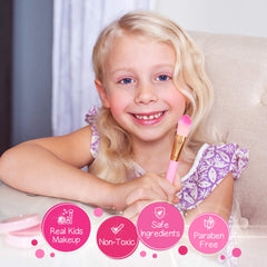 Sprinkles Toyz washable makeup colors easy to clean after play.