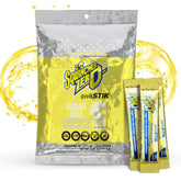Sqwincher Zero Qwik Stik lemonade packet closeup showing convenient sugar-free hydration
