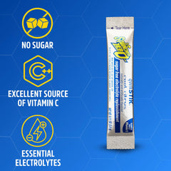 Sqwincher Zero Qwik Stik dissolving in water demonstrates fast hydration