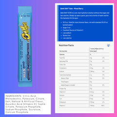 Sqwincher ZERO Qwik Stik electrolyte powder mixes quickly for sports