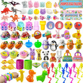 SQZUWIT Easter egg fillers bulk 200pcs colorful set for Easter hunts and prizes