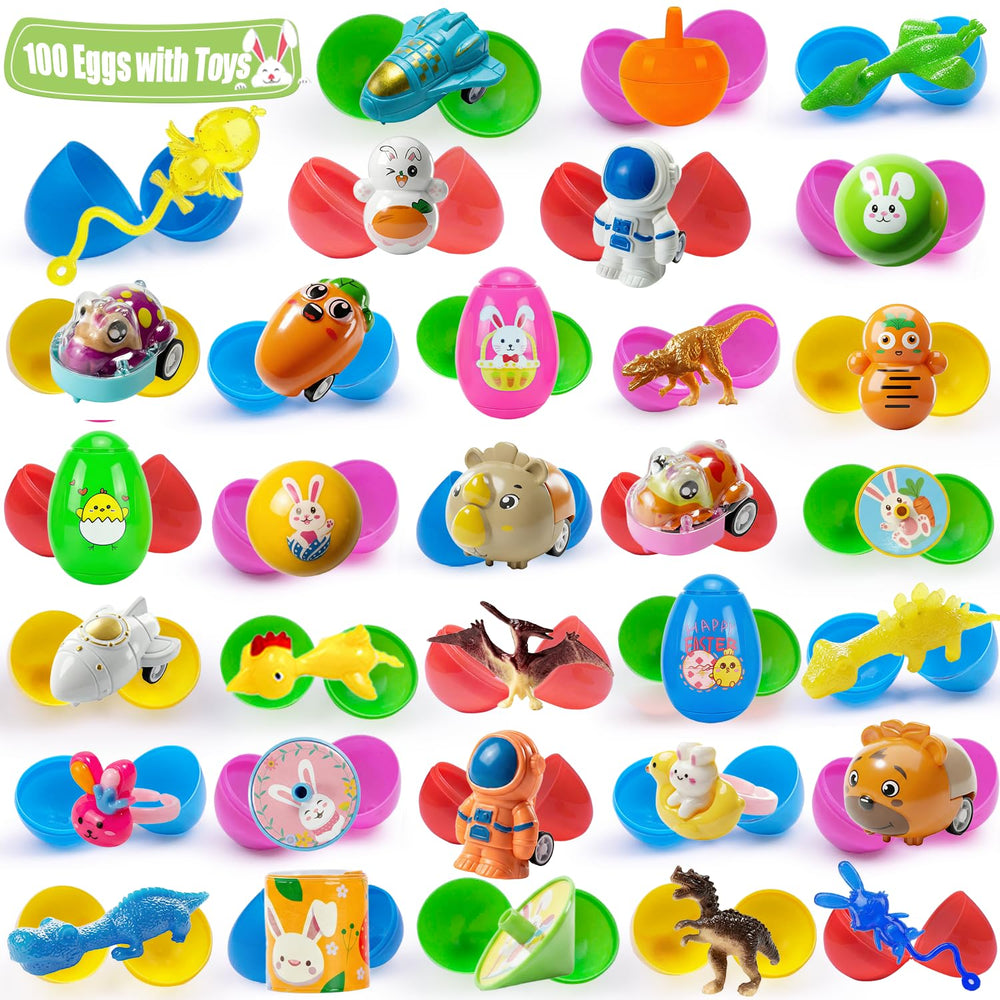 SQZUWIT pre-filled Easter egg with toy inside for easy hunt prep