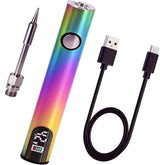 SRIBOO premium portable soldering iron with LED display for precise heat control.