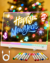 SROT rechargeable LED drawing board 17-inch surface glowing for mess-free creativity on the go