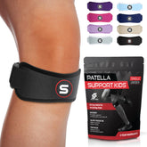 SS Sleeve Stars patellar tendon strap under the kneecap for targeted support.