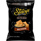 Stacy's Multigrain Pita Chips bag front, ready for entertaining and snacking.