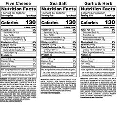 Stacy's Pita Thins Garlic & Herb close-up, savory aroma ideal for dips.