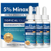 Stafenit 5% minoxidil serum bottle front view for targeted scalp care and density