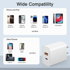 STAKYCET 4-pack in use with two devices highlights simultaneous charging.