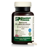 Standard Process Betaine Hydrochloride bottle front showing digestive support potential