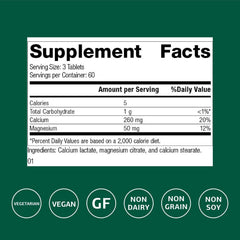 Calcium Lactate tablets with gym gear suggesting muscle function support and daily wellness
