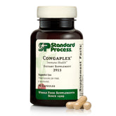 Standard Process Congaplex bottle and capsules shown for thymus support and immune health.