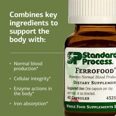 Ferrofood ingredients list showcases whole-food formula