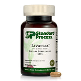 Standard Process Livaplex bottle front highlights liver and digestion support