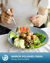 Stapava 30pc silverware set salad forks, ideal for salads and dressings.