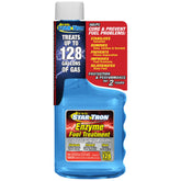 STAR BRITE Star Tron bottle label close-up showing fuel stabilization for ethanol blends.