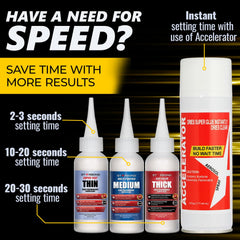 STARBOND CA glue thick bottle for gap filling and robust bonds in models