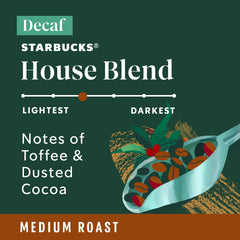Starbucks 100% Arabica beans roasted fresh for rich flavor