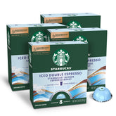 Starbucks by Nespresso iced double espresso box for Vertuo machines, great for iced beverages.