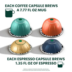 Starbucks Pike Place Roast Vertuo pod with easy everyday balance.
