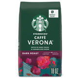 Starbucks Caffè Verona whole bean bag shows bold aroma for everyday enjoyment