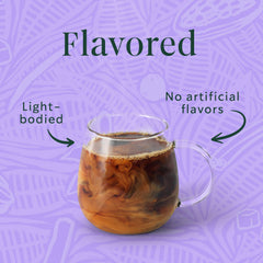 Starbucks Madagascar Vanilla concentrate poured into a glass with ice