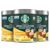 Starbucks Crema Madagascar Vanilla tin showing rich aroma for home brewing