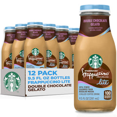 Starbucks Frappuccino Lite chocolate gelato bottle for on-the-go enjoyment
