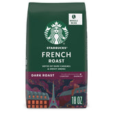 Starbucks French Roast beans 18oz bag for bold home brewing