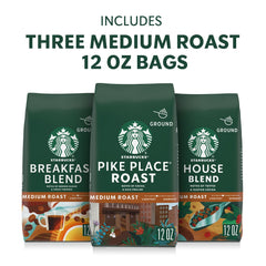 Starbucks House Blend mug, balanced medium body with toffee and cocoa hints.