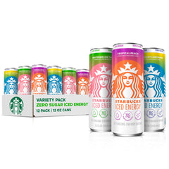 Starbucks Iced Energy Tropical Peach can for refreshing hydration and focus