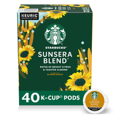 Starbucks Sunsera Blend pods box for quick, consistent mornings.