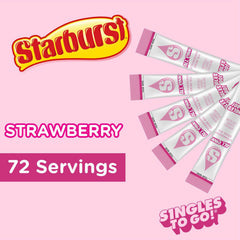 Starburst Singles To Go individual packets for quick flavor in any bottle