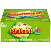 Starburst Sour Chewy Candy front-pack display for sharing at gatherings.