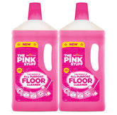 Stardrops Pink Stuff floor cleaner bottle front, powerful cleaning for tough grime.