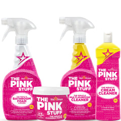 Stardrops The Pink Stuff paste tackles tough grime on tiles and metals