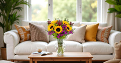 Stargazer Barn seasonal greenery and fillers add texture for rustic decor.