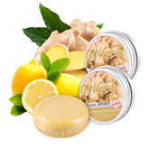 Starhig ginger shampoo bar packaging highlights natural ingredients for a wholesome hair care routine.