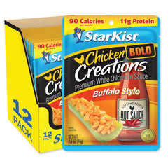 StarKist Chicken Creations Bold Buffalo Style pouch ready for quick lunches.