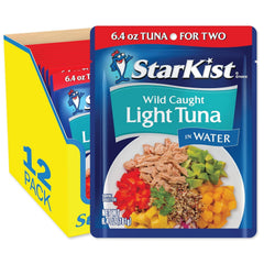 StarKist Chunk Light Tuna in Water pouch for quick, protein-rich meals on the go.