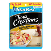 StarKist cracked pepper roasted garlic tuna pouch ready for salads and sandwiches