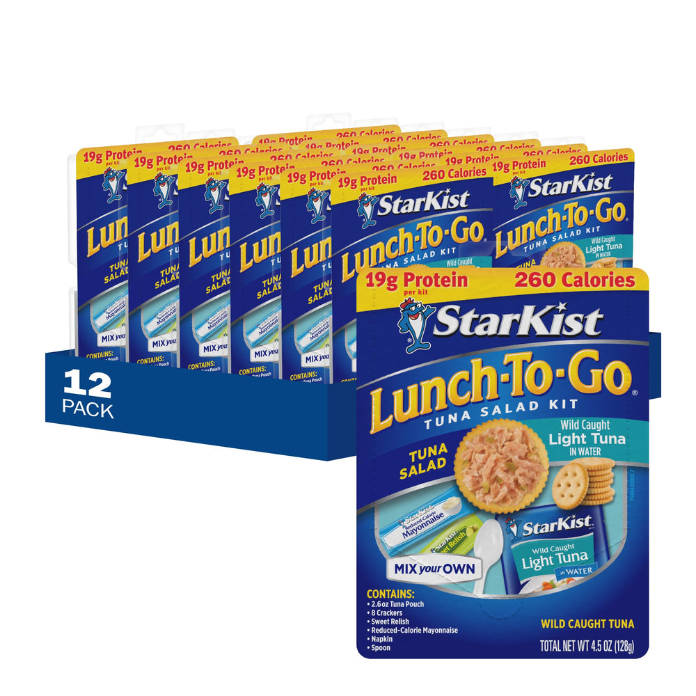 StarKist Lunch-To-Go tuna pouch ready for a quick protein snack on the go