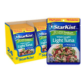 StarKist Reduced Sodium Tuna in Water pouch with mild flavor for quick, healthy meals