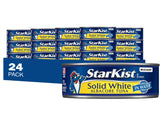 StarKist solid white albacore tuna in water can, ideal for quick salads and protein-packed meals.