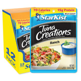 StarKist Ranch Pouch ready-to-eat tuna for quick salads and sandwiches.