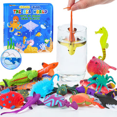 Staroud color-changing sea creature toy no hole for warm water play.