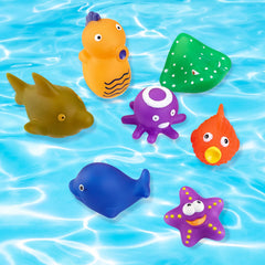 Staroud color-changing octopus bath toy promotes exploration as colors shift.