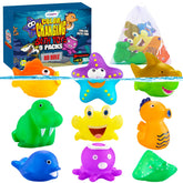 Staroud color-changing seahorse bath toy enhances bath time curiosity and sensory play.